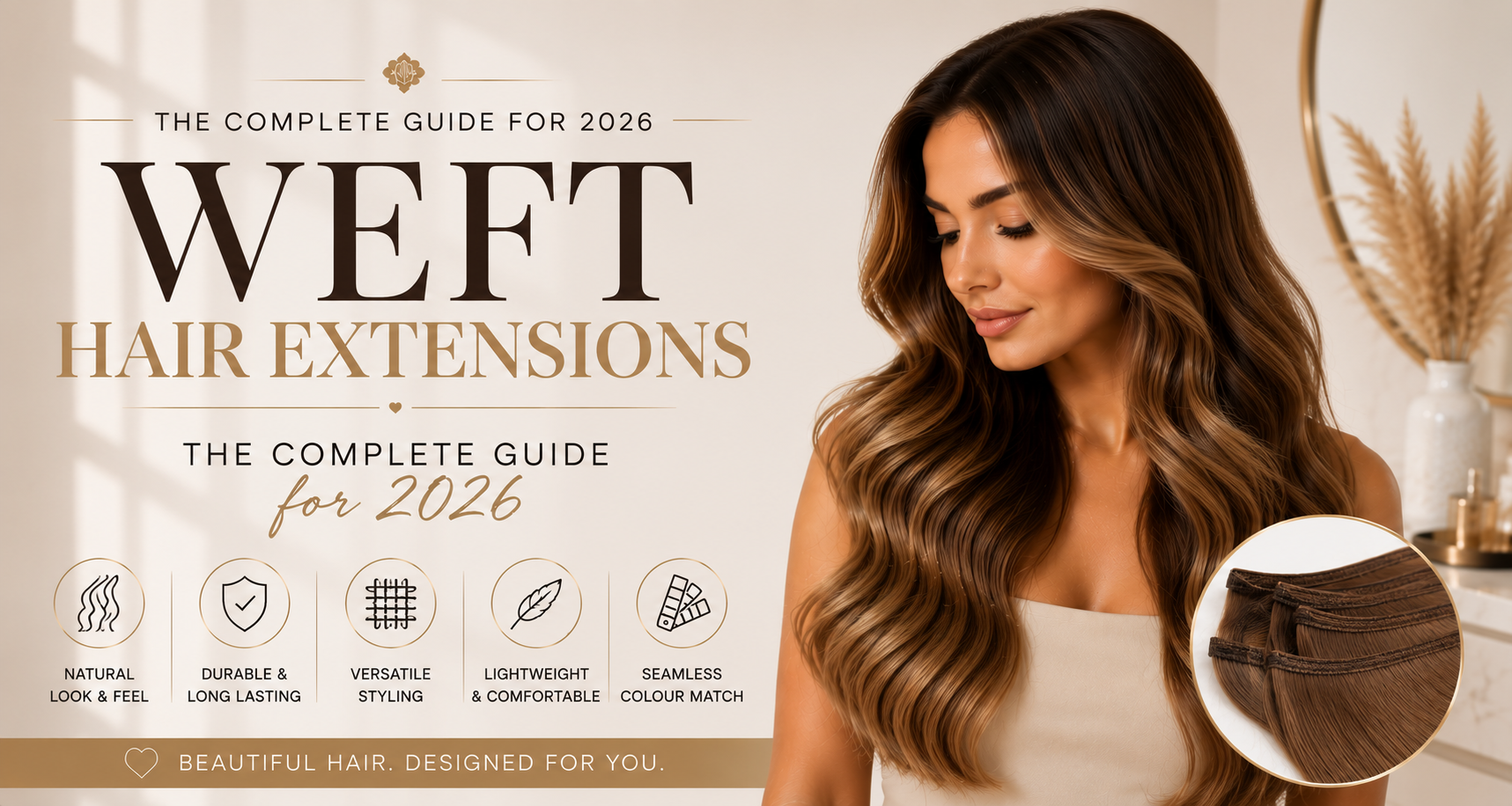 Weft Hair Extensions: The Complete Guide for 2026