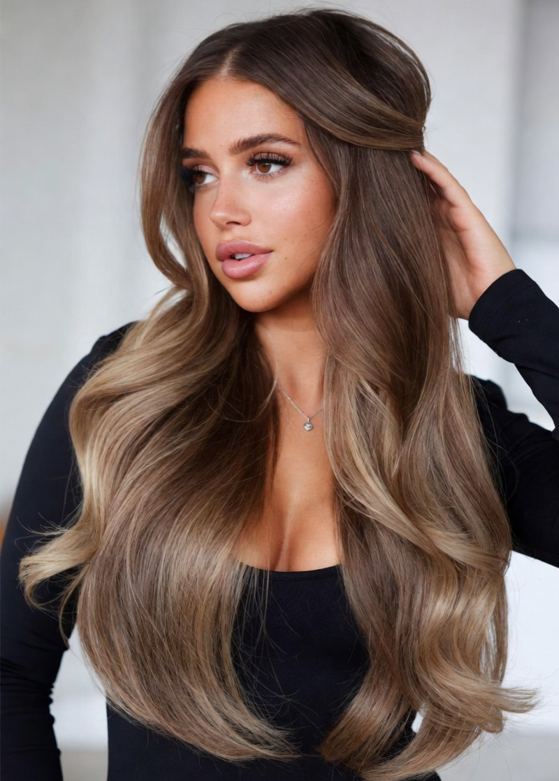 18" Nano Tip 0.8g (50 Strands) - Slavic Human Hair Extensions NO EXCHANGE / NO REFUNDS