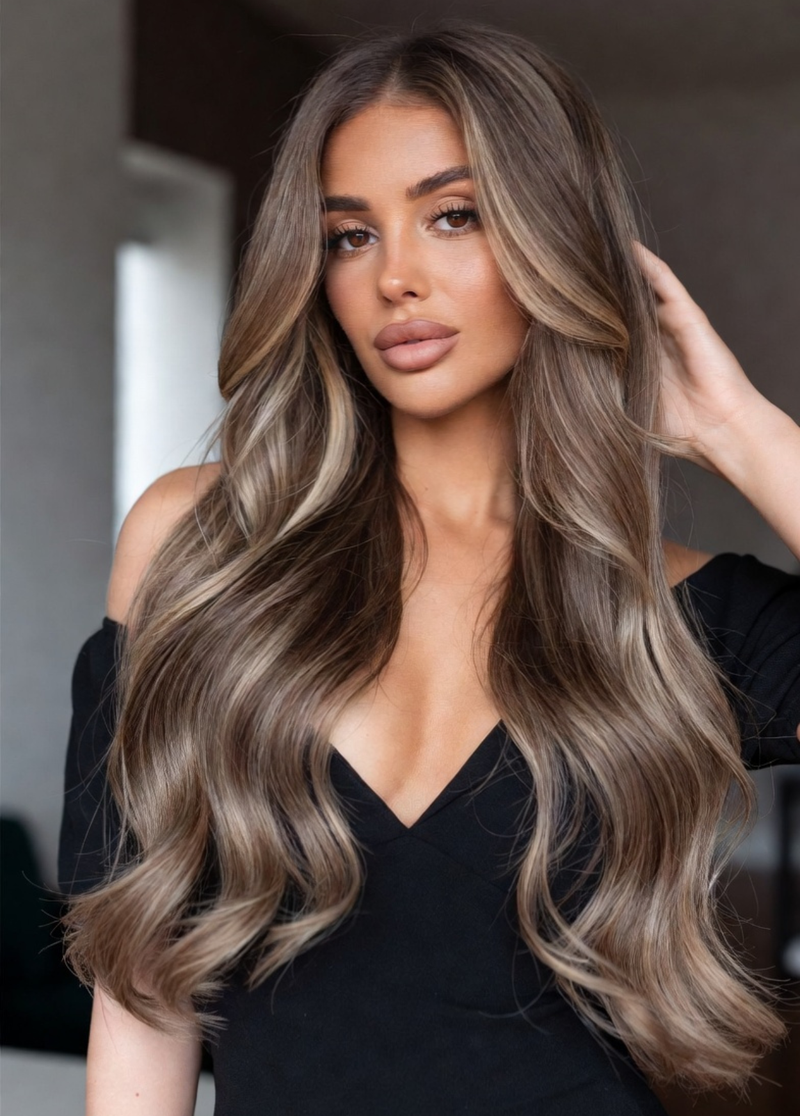 18" Nano Tip 1g (50 Strands) - Slavic Human Hair Extensions NO EXCHANGE / NO REFUNDS