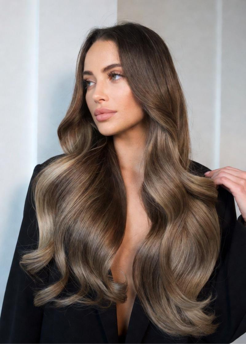 22" Nano Tip 1g (50 Strands) - Slavic Human Hair Extensions NO EXCHANGE / NO REFUNDS