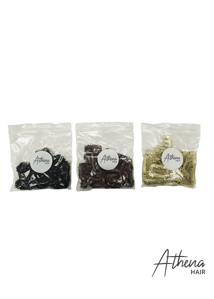 30 x Hair Extension Snap Clips for Wig Weft 23mm / 2.3cm