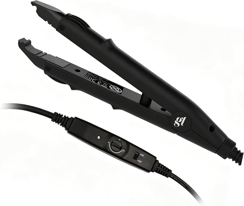 GL Professional Keratin & Fusion Heat Connector for Hair Extensions | Compatible Hairextensions K-Tip & U-Tip/Nail-Tip bonds. Adjustable 100-220C dial. 2.5m cable.