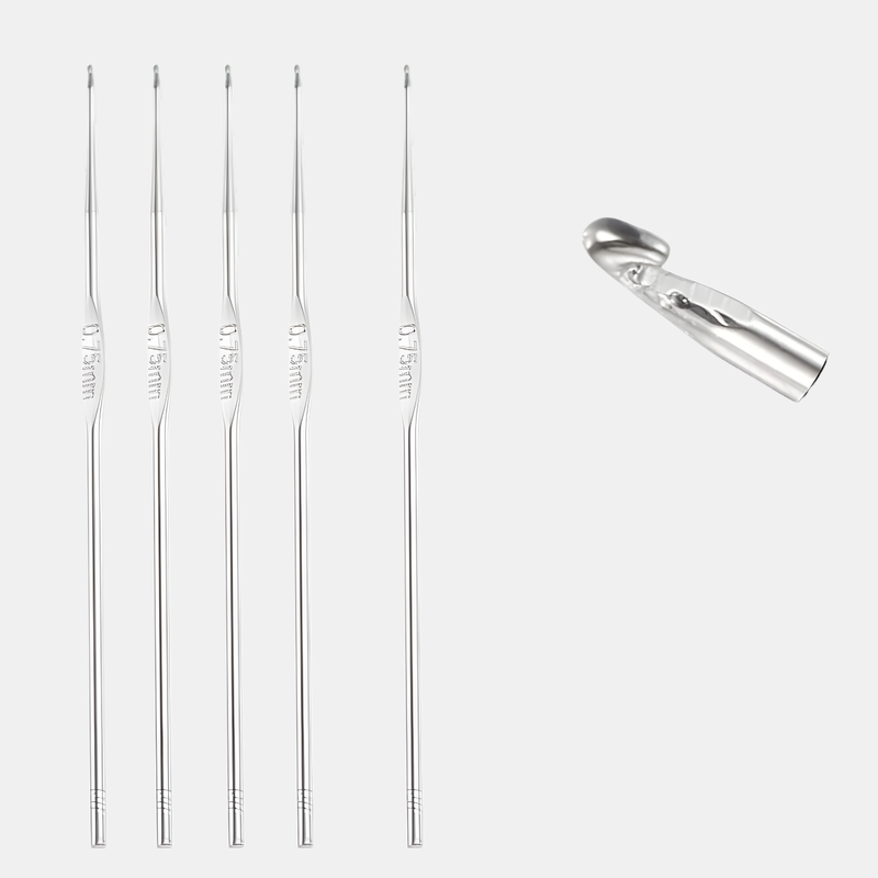 Athena Hair 0.75mm Metal Crochet Tool – Hair Loss Mesh Integration & Wig Needle