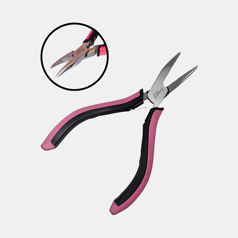 Micro Ring Plier- Bent Nose