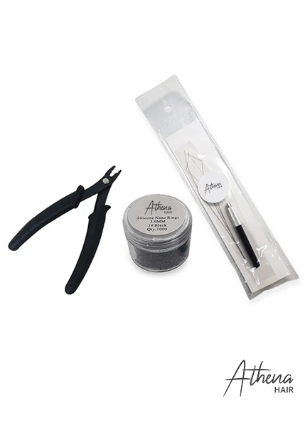 Nano Rings Kits Black Plier