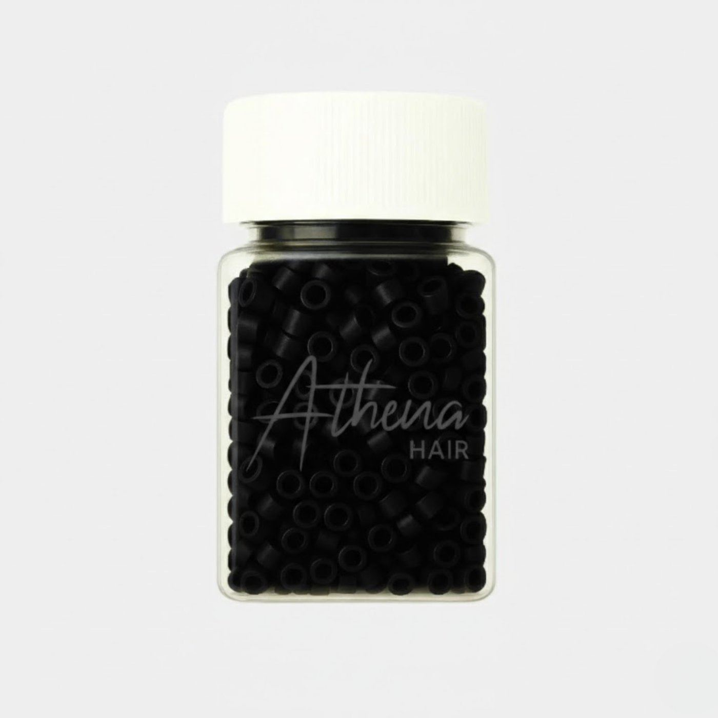 Non Silicone Micro Rings Black - 500pc — Athena Hair Extensions