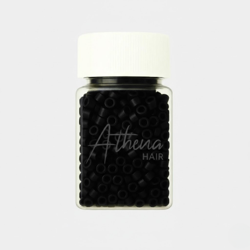 Non Silicone Micro Rings Black