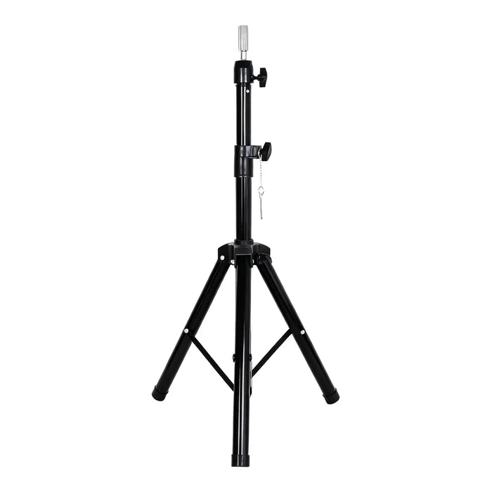 Heavy-Duty Professional Tripod Stand - Sturdy Metal Wig Block Holder for Salon Styling, Wig Making & Canvas Heads