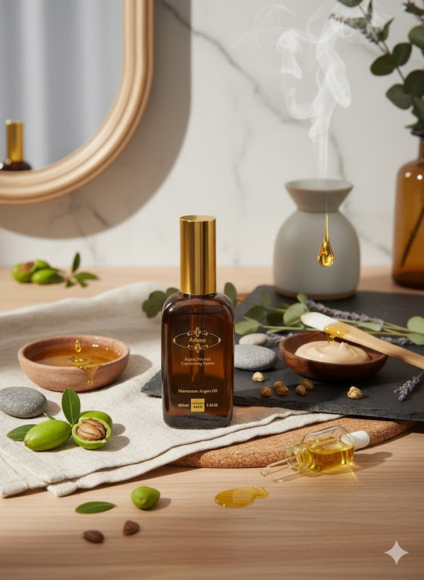 Athena Moroccan Argan Hair Serum – Smooth, Shine & Frizz Control