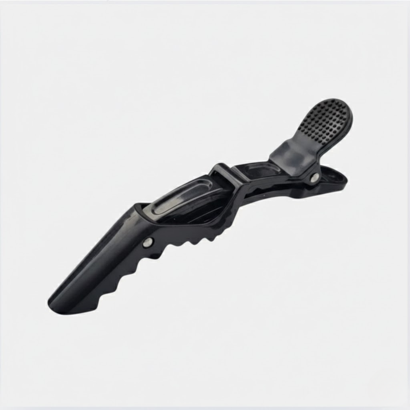 Athena Crocodile clip (1pc-Black)