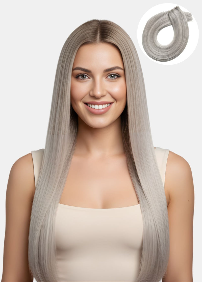 Flat Weft Double Layered 50g 20inch Athena - Human Hair Extensions