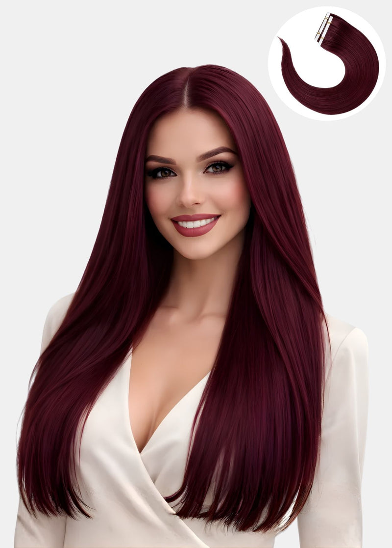 Invisible Tape Weft 50g 18inch Athena - Human Hair Extensions